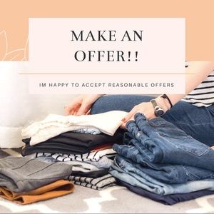 Make an offer on any item!